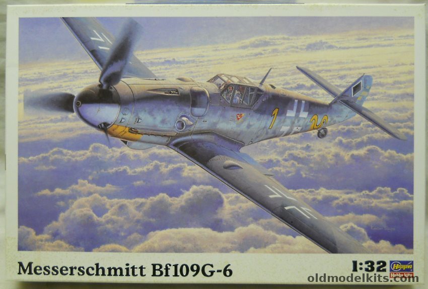 Hasegawa 1/32 Messerschmitt Bf-109 G-6, ST17 plastic model kit
